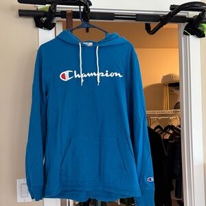 Champion Blue Hoodie